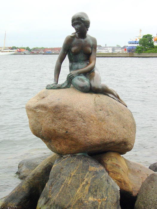 Historien "Den lille Havfrue" på Langelinie i København